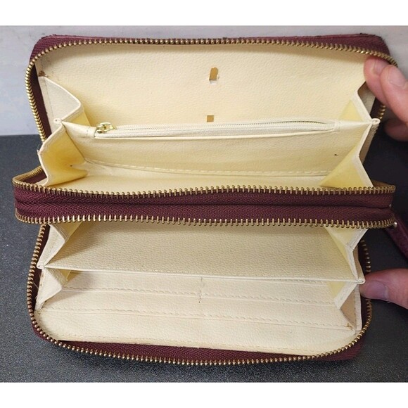 Michael Kors Jet Set Travel Women's Leather Wallet - Red Velvet (35S9GTVE7L) - Picture 5 of 6